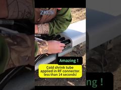 أنابيب الانكماش الباردة لموصلات الترددات الراديوية