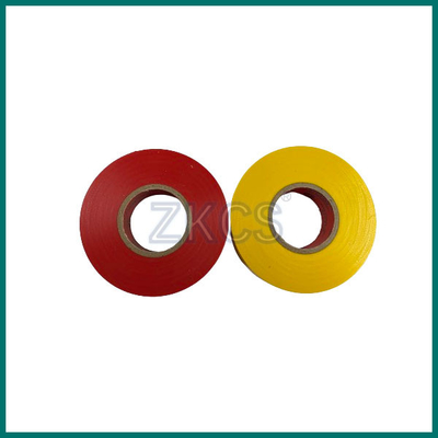 19mm*0.13mm*10m شريط عزل كهربائي من البيفيك لترميز الألوان، مضاد للحرق لعزل الأسلاك