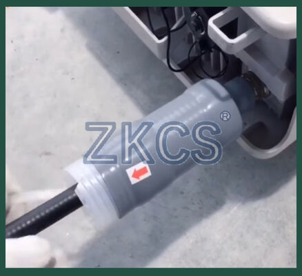 أنبوب سليكونية متقلصة البرد إغلاق أوتوماتيكي لحماية الكابلات والمتصلات الخارجية