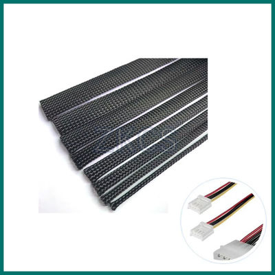 كيبل PET جيد قابل للتوسع الأكمام الملتوية / أكمام تلسكوبية الملتوية / أسود الأكمام السلكية الملتوية